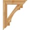Ekena Millwork Merced Traditional Rough Sawn Bracket, Western Red Cedar, 6"W x 34"D x 42"H BKT06X34X42MRC01RWR - alternate 3